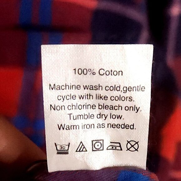 J. Crew Red Blue Plaid Perfect Fit Long Sleeve Button Down Medium - Picture 6 of 6